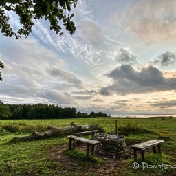 Aussicht an unserem Nachtplatz - da kann man nicht klagen ;)