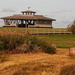 Ausichtsplattform im Naturum Hornborgasjön