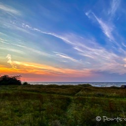 Sonnenaufgang am Strand 