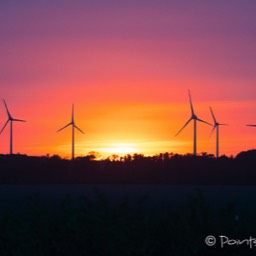 ein toller Sonnenuntergang begleitet uns gen Süden