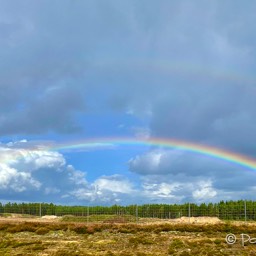 ... zum Regenbogen innerhalb weniger Minuten