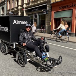 Räder in allen Variationen sind in Stockholm unterwegs