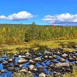 Lille Luleälven bei Jokkmokk