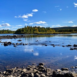 Lille Luleälven bei Jokkmokk