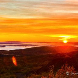 Sonnenaufgang nach einer kurzen Nacht