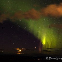 Magie in der Nacht - Aurora - Mond & Venus