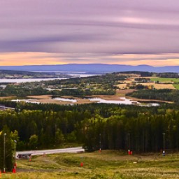 oberhalb von Östersund