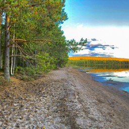 Am See Djuprämmen finden wir einen traumhaften Platz