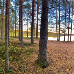 Am See Djuprämmen finden wir einen traumhaften Platz