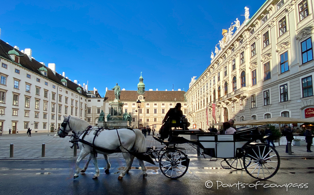 mit dem Fiaker durch die Hofburg